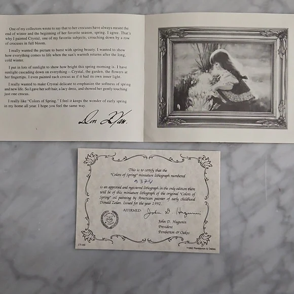 Donald Zolan Lithograph "Colors of Spring" - Picture 5 of 5